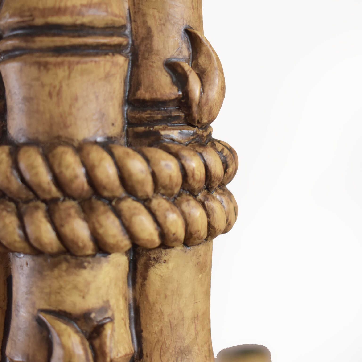 Large Faux Bamboo Palm Tree Chandelier Circa Who