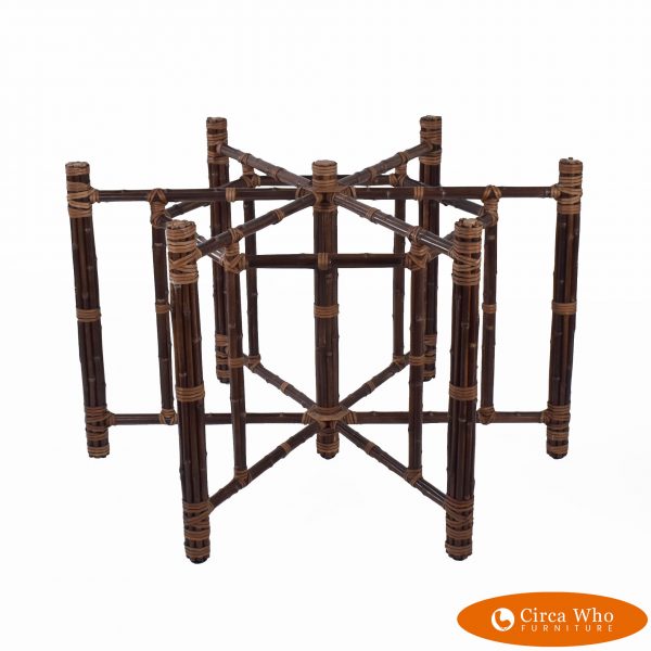 Large McGuire Octagonal Dining Table Base