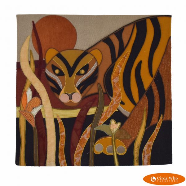 Large Tiger Tapestry be Helen Webber