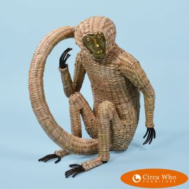 long tail monkey decor figure designed by Mario Lopez Torres