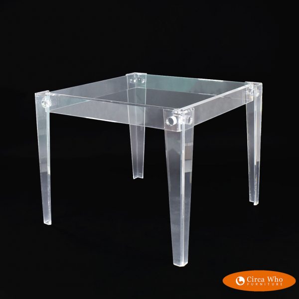 Lucite Game Table