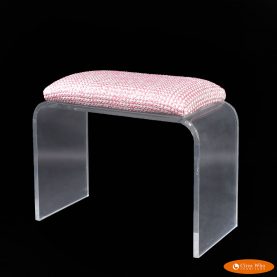 Lucite Waterfall Bench