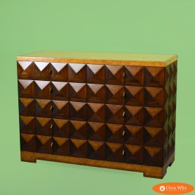 MCM 10-Drawer Inlaid Pyramidal Chest by Maitland-Smith