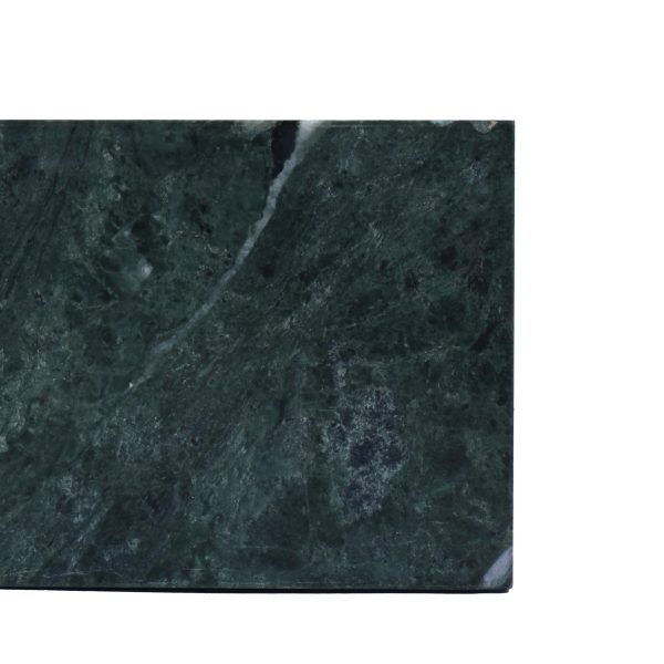 Mid-Century Modern Brass Sculpture on Green Marble Base