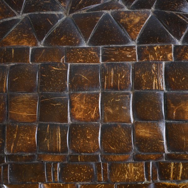 MCM Coconut Shell Commode by Maitland Smith