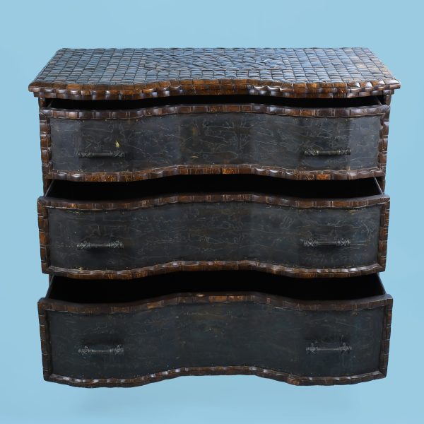 MCM Coconut Shell Commode by Maitland Smith