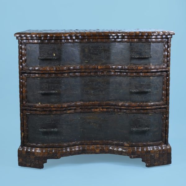 MCM Coconut Shell Commode by Maitland Smith