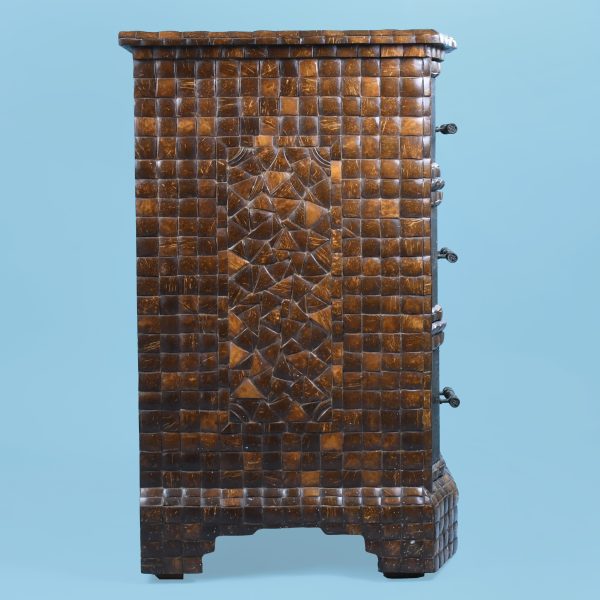 MCM Coconut Shell Commode by Maitland Smith