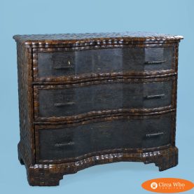 MCM Coconut Shell Commode by Maitland Smith