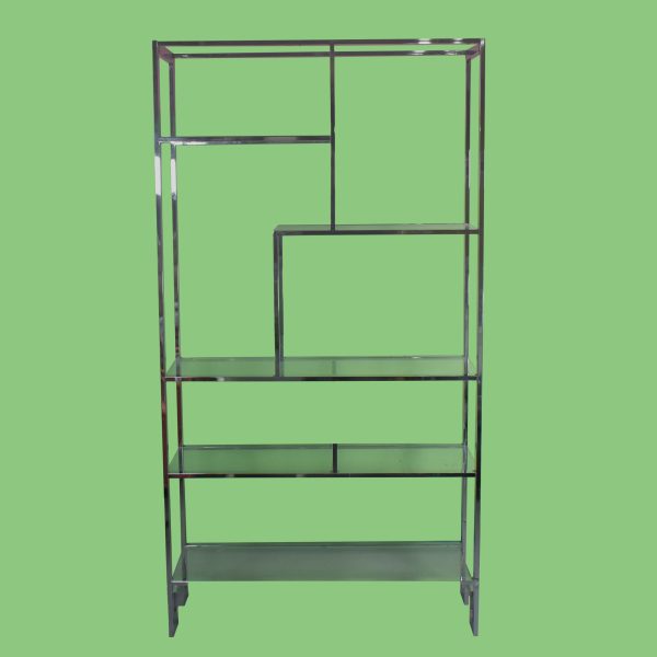 MCM Fretwork Metal Etagere