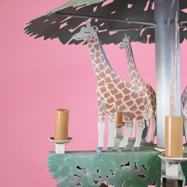 MCM Giraffe Chandelier