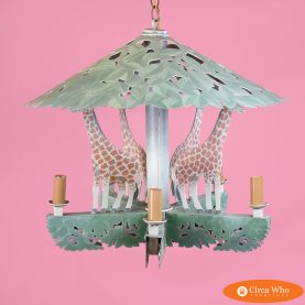 MCM Giraffe Chandelier