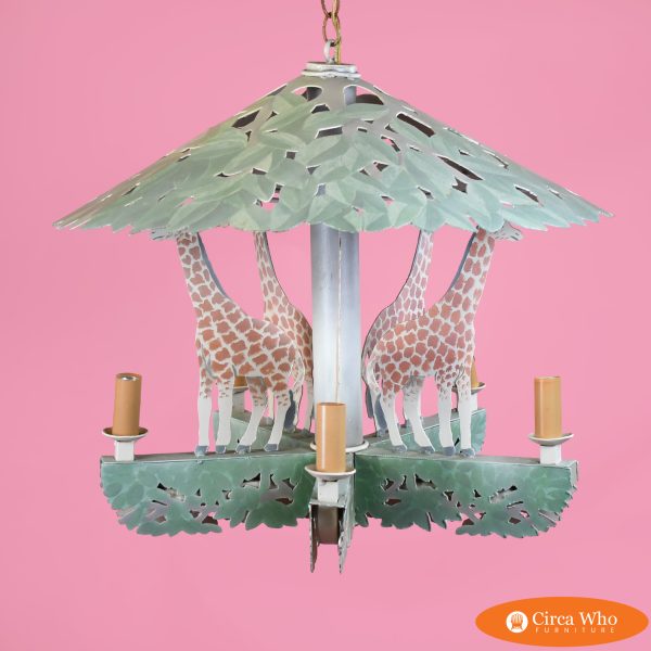 MCM Giraffe Chandelier