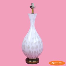 MCM Glazed Ceramic Table Lamp