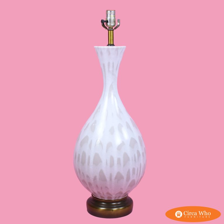MCM Glazed Ceramic Table Lamp