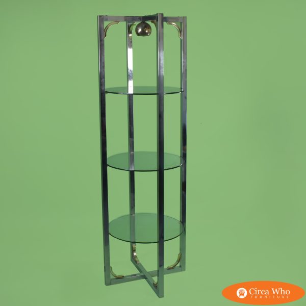 MCM Illuminated Etagere