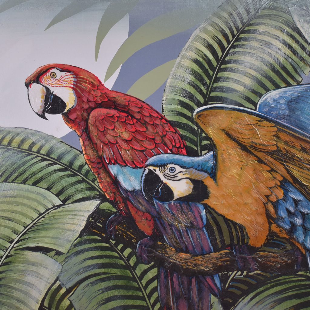 Macaws Flying Painting | Circa Who