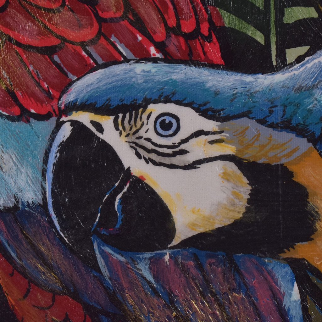 Macaws Flying Painting | Circa Who