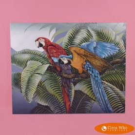 Macaws Flying Painting