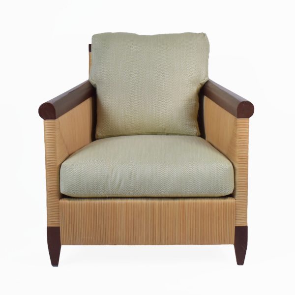 Mahogany Lounge Chair by John Hutton for Donghia
