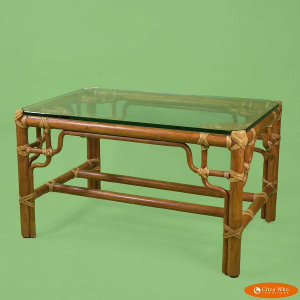 McGuire Fretwork Coffee Table