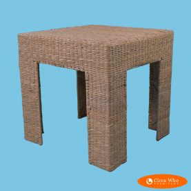 Medium High Square Side Table By Mario Lopez Torres