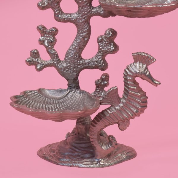 Metal Seahorse Soap Holder