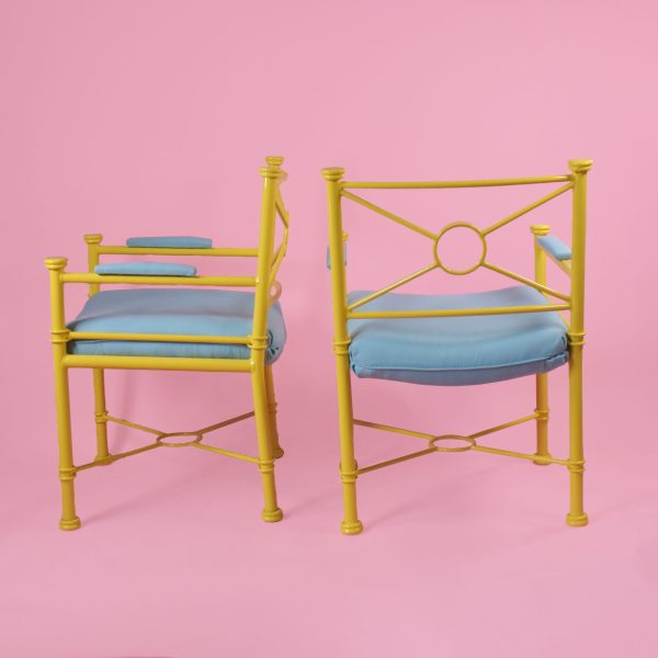 Mid Century Modern Yellow Dining Set