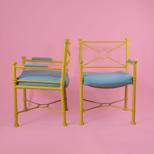 Mid Century Modern Yellow Dining Set