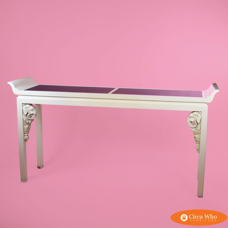 Ming Style Console With Elephants