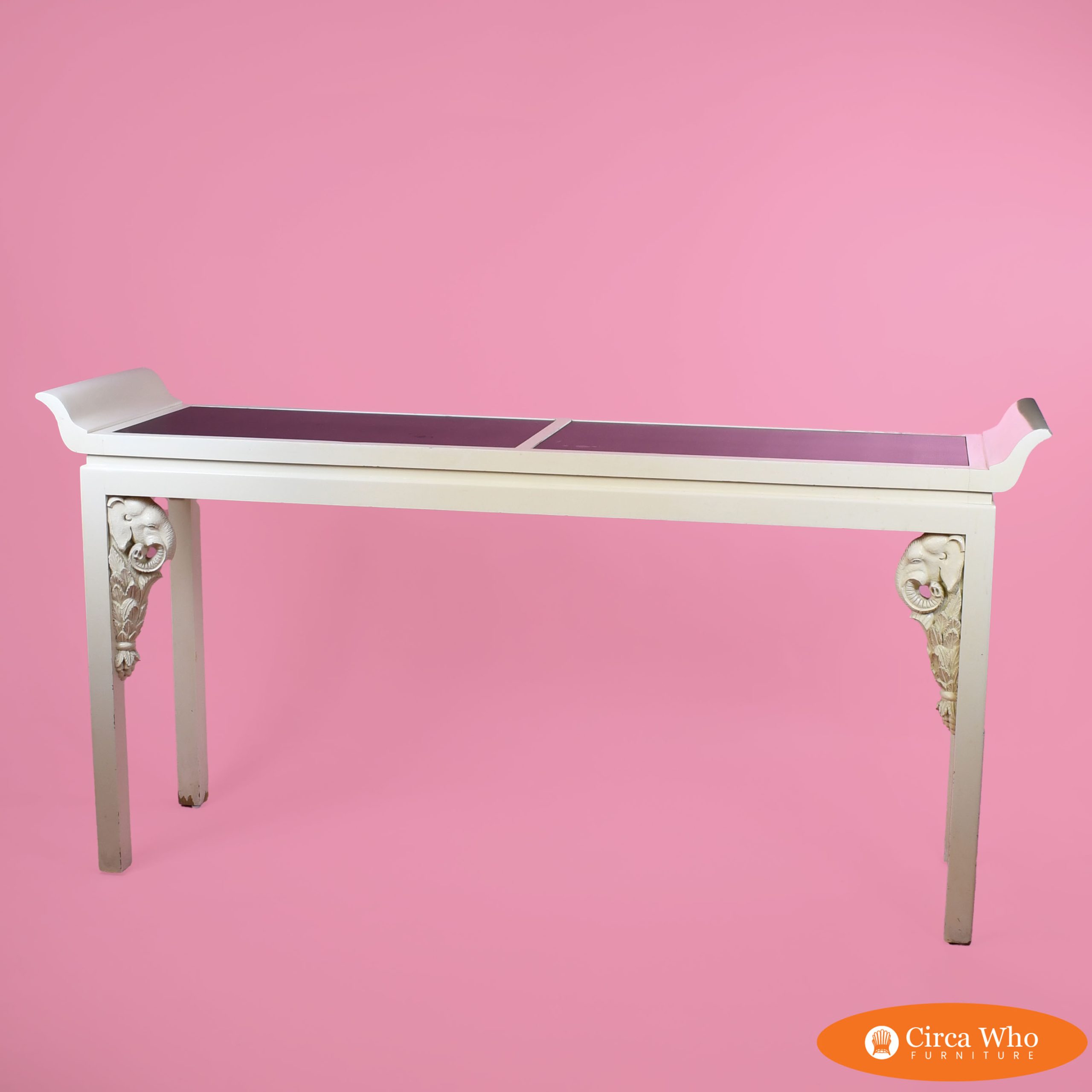 Ming Style Console With Elephants