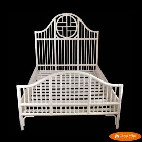 Ming Style Fretwork Queen Bed
