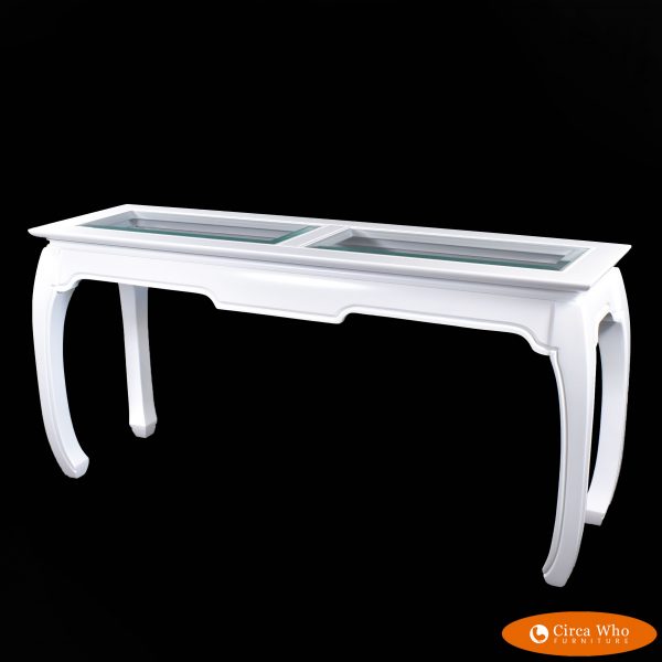 Ming Style White Console