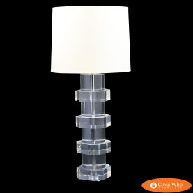 Monumental Lucite Table Lamp