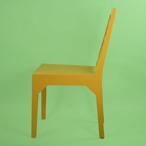 Mustard Fretwork Desk Chair