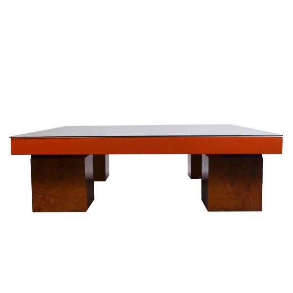 Orange Burl Coffee Table