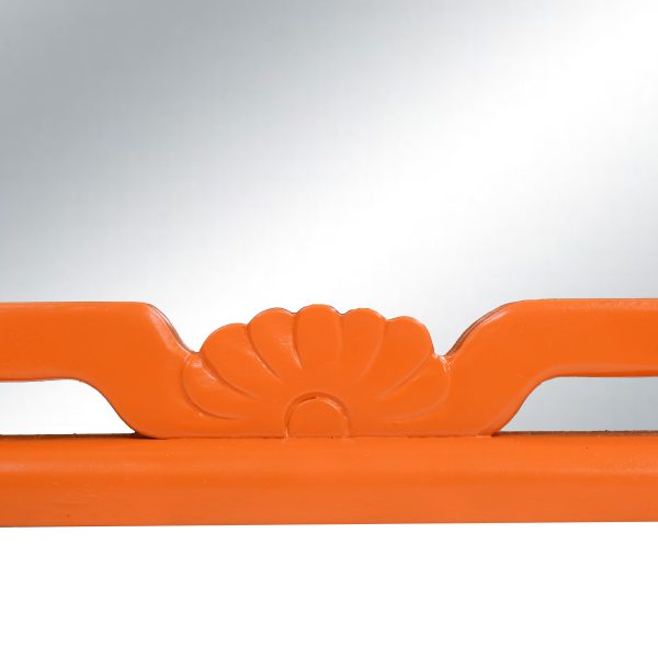 Orange Chinoiserie Mirror