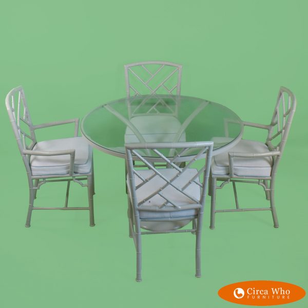 Outdoor Fretwork Dining Set