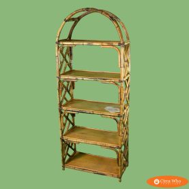 Oval Bamboo Etagere B3853