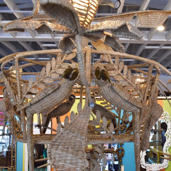 Giant Ten Foot in Diameter Flying Parrots Chandelier - Image 5