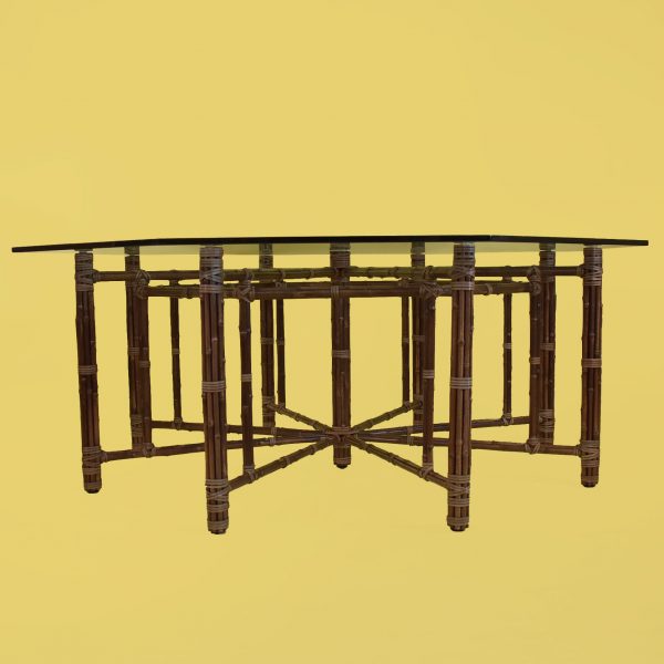 Oversize Octagonal McGuire Dining Table