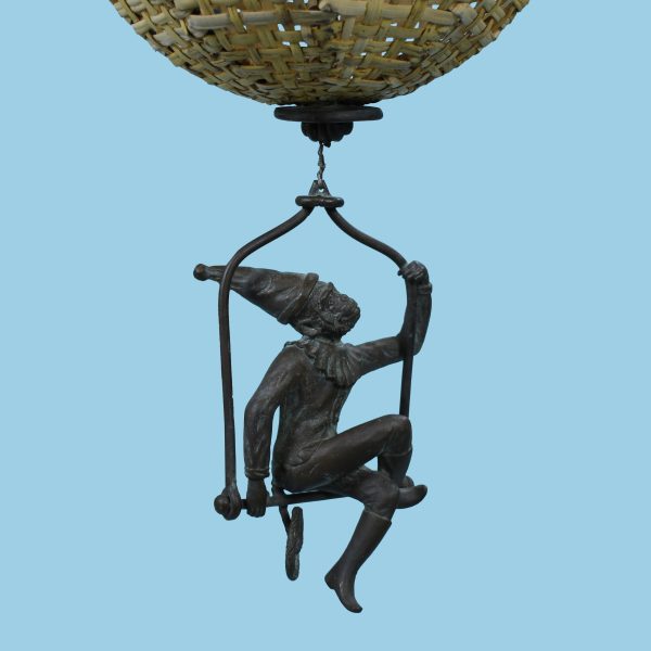 Oversized Maitland Smith Monkeys Chandelier
