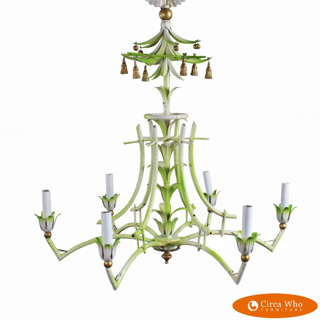 Green Pagoda Chandelier Circa Who