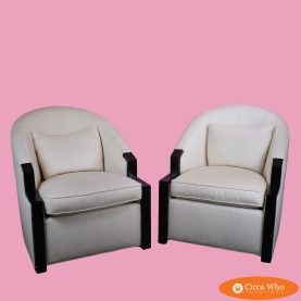 Pair Of "Studio MB" Lounge Chairs By Milo Baughman For Thayer Coggin