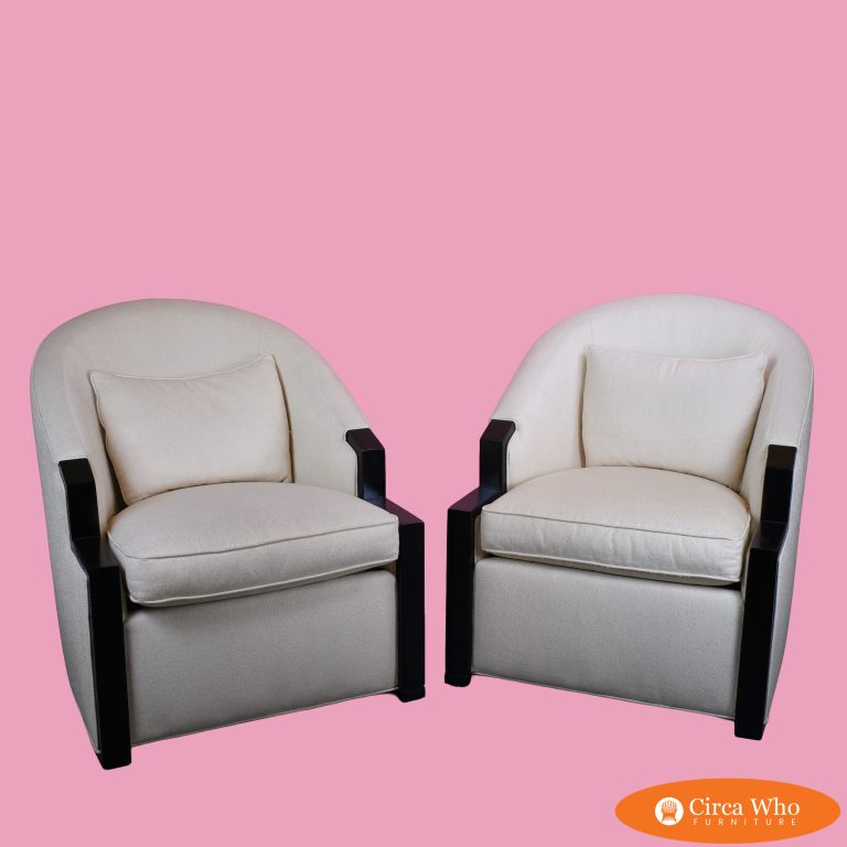 Pair Of "Studio MB" Lounge Chairs By Milo Baughman For Thayer Coggin