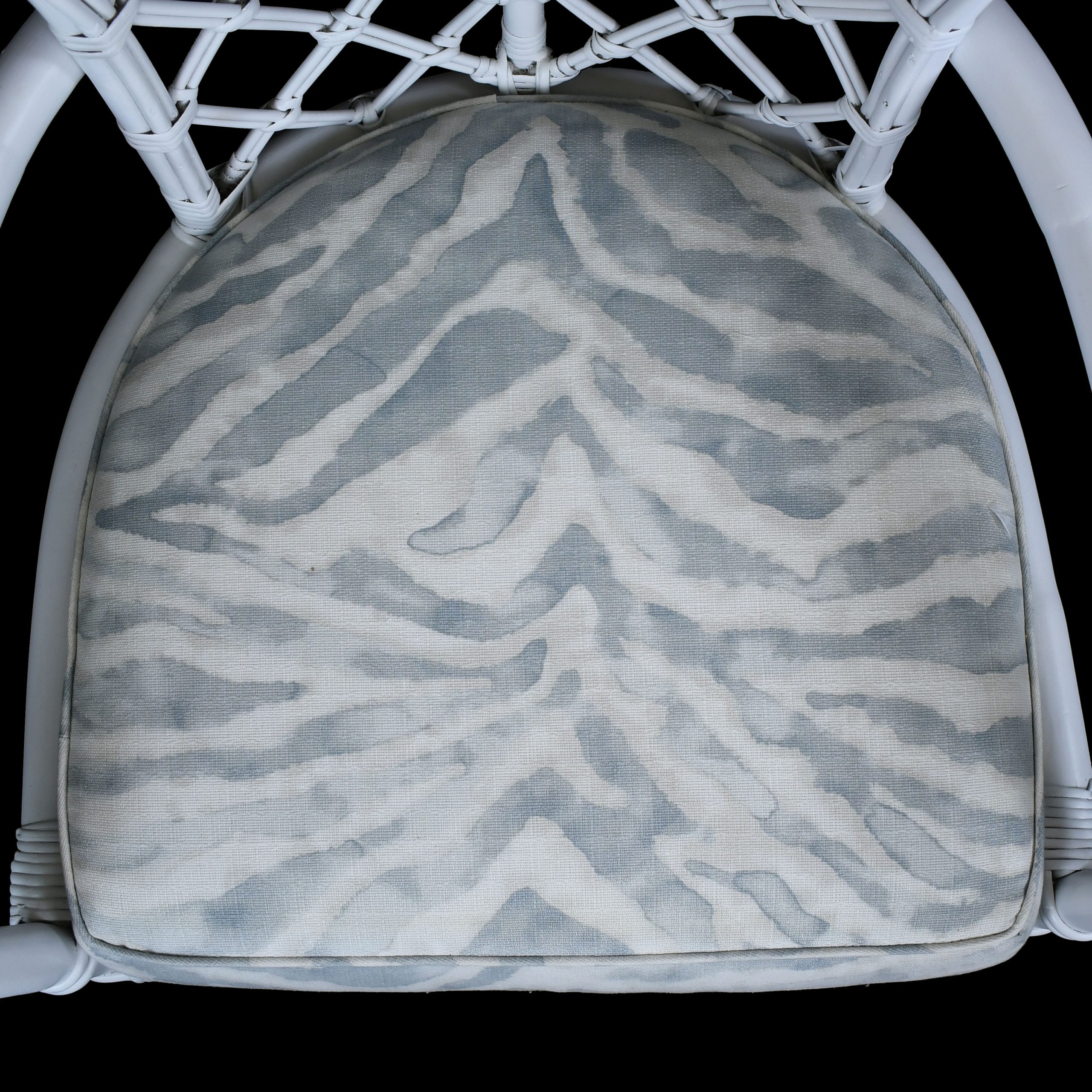 Pair of Ballon Back Rattan Chairs