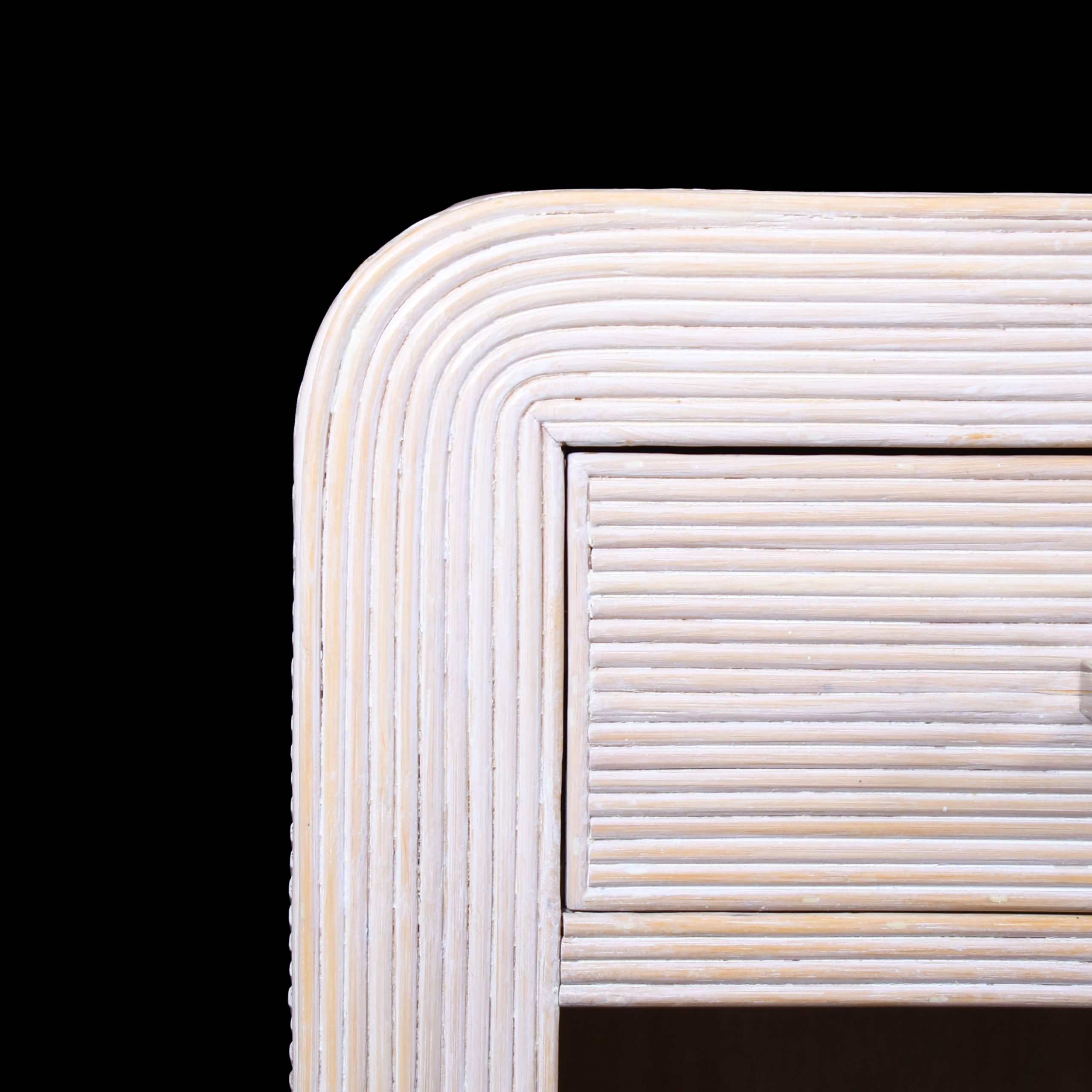 Pair of Blonde Crespi Style Nightstands