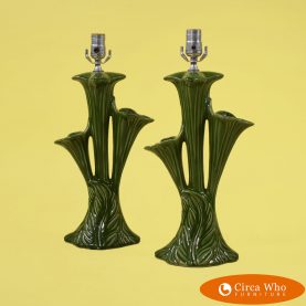 Pair of Ceramic Vintage lamps