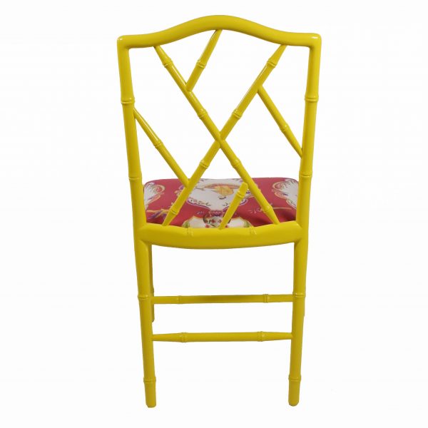 Pair of Chippendale Yellow Chairs
