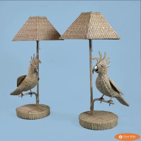 Pair of Cockatoo Table Lamps by Mario Lopez Torres MLTL49